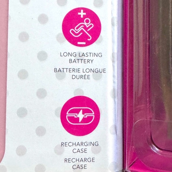 π§π Isaac Mizrahi Pink Wireless Earbuds β Chic Sound on the Go! ππ§ - Picture 4 of 16